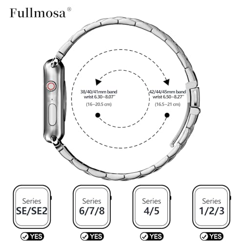 Image of Fullmosa Metal Strap with Case for Apple Watch