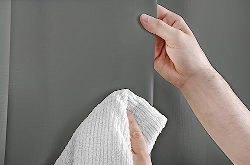 Cortina Corta Luz 2,50m X 2,20m 100% Blackout PVC Cinza Para Sala Ou Quarto Para Varão Simples