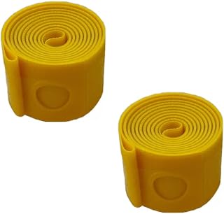 London Craftwork 2 x Cinta de llanta 349 x 18 mm para llantas Brompton de doble pared, color amarillo (par)