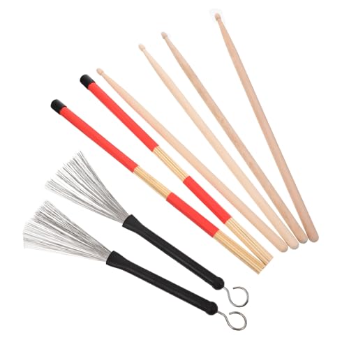 Baguettes de batterie avec balai retractable pour moduler les nuances de percussion