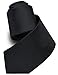 Branduce Solid Premium Black Ties for Men Wedding Business Tuxedo Necktie Silk Woven Plain Black Tie (TA02-12)