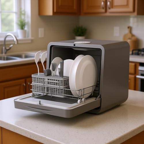 MOMOKOVA 7-Program Upgraded Dishwasher
