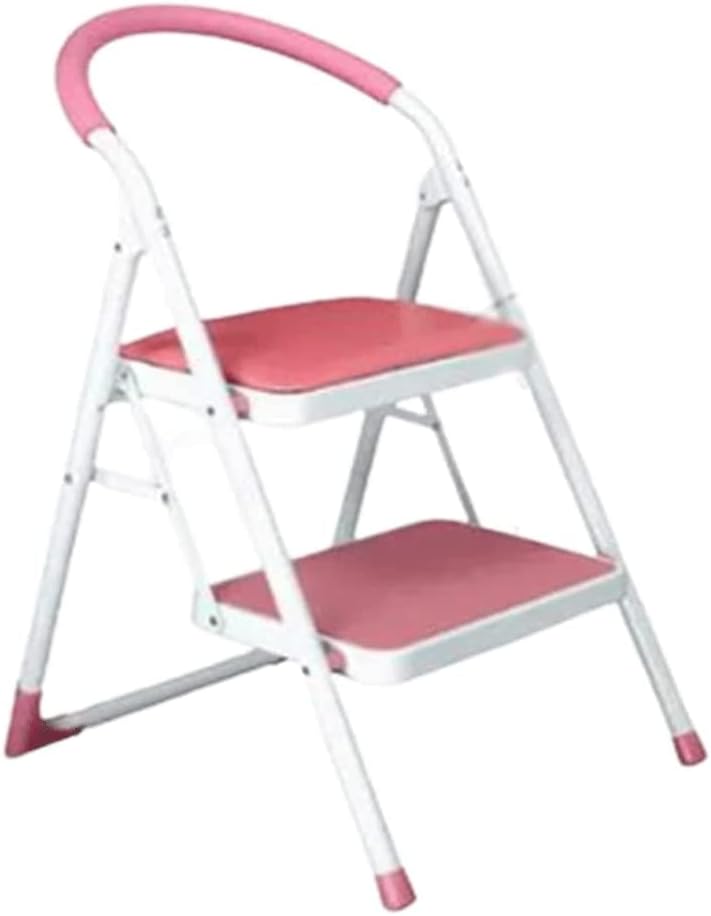 Foldable Telescoping Ladders Portable Platform Ladder Folding Ladder Wide Steps and Handrails Step Ladders 330 Lbs