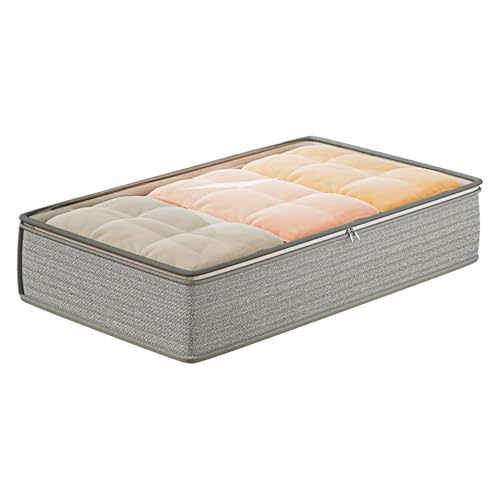 Portaoggetti sotto il letto - Organizzatore per riporre l'armadio | Organizzatore per riporre lenzuolini in tessuto non tessuto | Organizzatore di trapunte per vestiti, coperte di grande capacità, com