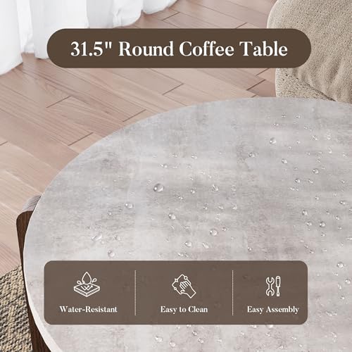 COSIEST Faux Marble Table Set