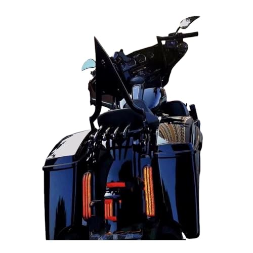 Coussin dossier amovible de passager pour Electra Glide et Road King 2009 Up - 5
