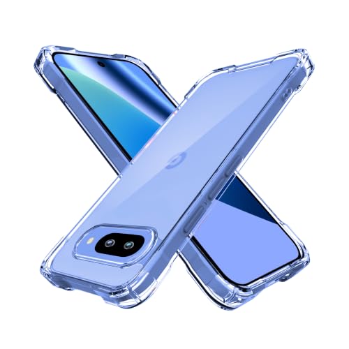 Image of CEDO Cover for Google Pixel 10a (5G) | Camera Protection Shockproof Bumper-Edge | 360 Degree Protection Acrylic Crystal Clear TPU+PC | Transparent Back Case Backcover (Transparent)