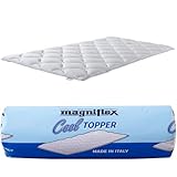 マニフレックス クールトッパー 接触冷感「マニクール」と速乾性に優れる「マイクロファイバー」のリバーシブルでオールシーズン使える 睡眠の質を上げる高反発敷パッド シングル 5cm厚 布団やマットレスに重ねるだけで寝心地アップ 【公式直販】 三層構造の体圧分散で理想の寝姿勢 イタリア製 ドライクリーニング可 夏 ひんやり 冬 快適