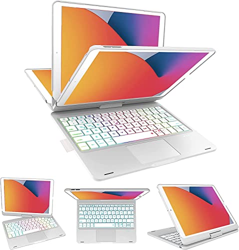 iPad Pro11 インチ キーボード付きケース M5 2025 M4 2024 iPad Pro 11 キーボードケース 高精度タッチパッド付き 7色バ ックライト ipad pro キーボード 11インチ ホワイト