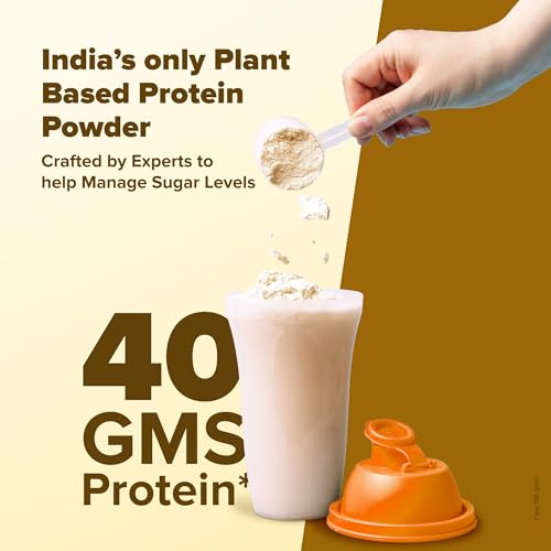 Image of Sugar.Fit Diabetic Protein Powder Vanilla 350g | Plant-Based, Vegan, Sugar Free Protein | Helps Manage Blood Sugar & Weight | High Fiber Pea Protein Isolate for Diabetic Men & Women