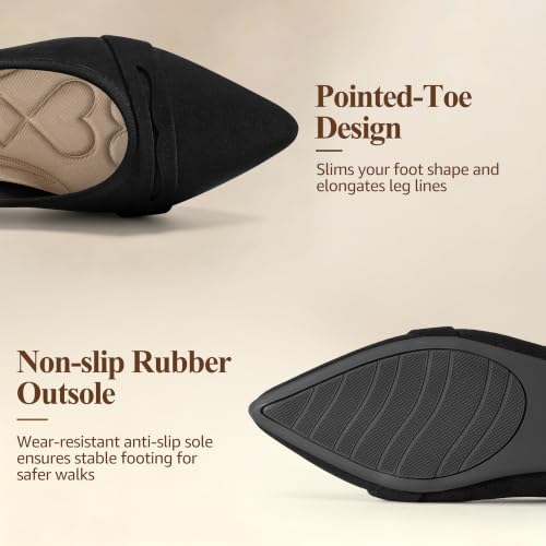 Alicegana Dressy Casual Flats for Women: Comfort Pointed Toe Business Shoes by Alicegana - Used condition - Image 5