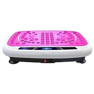 Vibration Plate Exercise Machine – 3D Motion Vibration Platform | Full Whole Body Vibration Machine for Home Fitness & Weight Loss (Color : Pink)