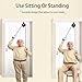 Shoulder Pulley for Physical Therapy with Fixed Metal Bracket, Shoulder Pulley Over The Door Physical Therapy System, Over Door Exercise Pulley for Injury Rehab Recovery Stretching
