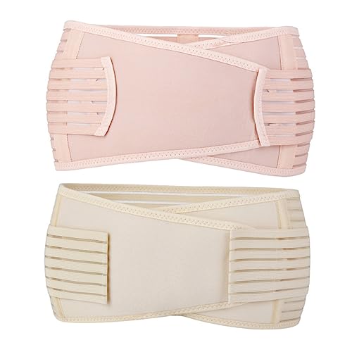 COLLBATH 2pcs Women Supplies Post Pregnancy Posture Pelvic Corrector Belt Pelvis Correction for Postpartum Pelvic Belt Hip Slimming Brace Hip Shrink Support