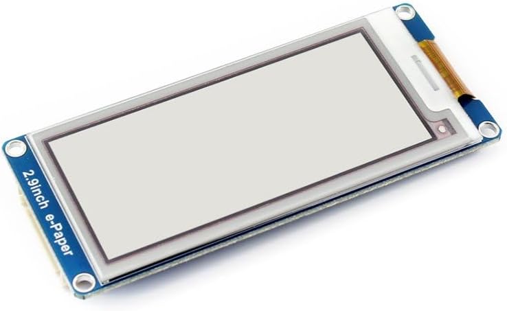 Tri-Color 2.9inch E-Ink Display Module Resolution 296x128 3.3v E-Paper Electronic Screen Panel Three-Color SPI Interface for Raspberry Pi/STM32/Arduino/Jetson Nano