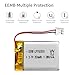EEMB 3.7V Lipo Battery 350mAh 702030 Lithium Polymer ion Battery Rechargeable with JST Connector Make Sure Device Polarity Matches with Device Before Purchase!!!