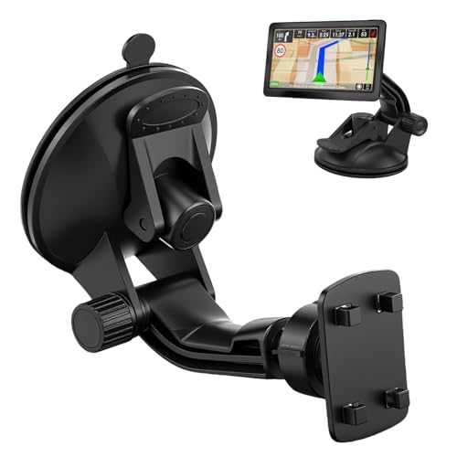 Navi Halterung Auto,Armaturenbrett/Windschutzscheibe Autohalterung,KFZ-Halterung mit Saugnapf,Halterung für Rückfahrkamera-Monitor,Halterung für Navigon,Falk,Becker,Garmin,NavGear,Medion