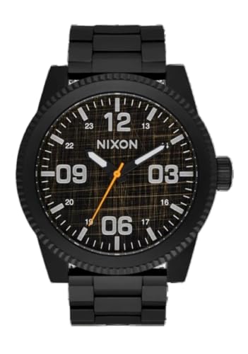 Nixon montre analogique homme acier inoxydable A346-5305-00 haute finition horlogère