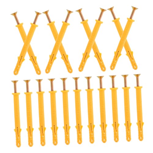 DIYEAH 50Juegos Kit De Anclajes De Pared Con Tornillos y Tacos Para Montaje Para Colgar Cuadros y Decoraciones De Fijación