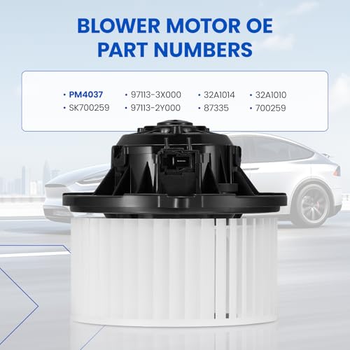 Image of HVAC Blower Motor 700259 Compatible with Hyundai Azera Elantra GT Equus Sonata, Compatible with Kia Cadenza Forte Koup Forte5 Optima, 97113-2Y000 A /C Blower Motor Assembly