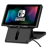 Stand for Nintendo Switch, Cubevit Nintendo Switch Stand Holder [Play While Charging] [No Rocking] Adjustable Switch Stand Dock Bracket with Air Vents, Portable Playstand Cradle for Switch Console
