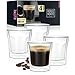 Produktbild Moritz & Moritz Gläser Set 4 x 80 ml Espresso Gläser Doppelwandig - Espresso Tassen aus Glas für Heiß- und Kaltgetränke - Spülmaschinengeeignet
