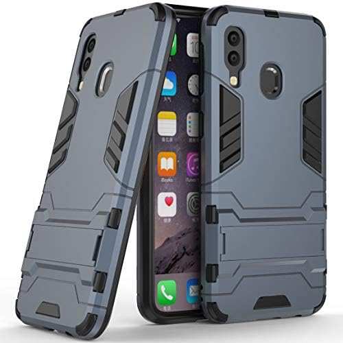 SCIMIN Samsung Galaxy A40 Hybrid Case, Galaxy A40 Shockproof Case, Dual Layer Protection Hybrid Rugged Case Hard Shell Cover with Kickstand for 5.9'' Samsung Galaxy A40