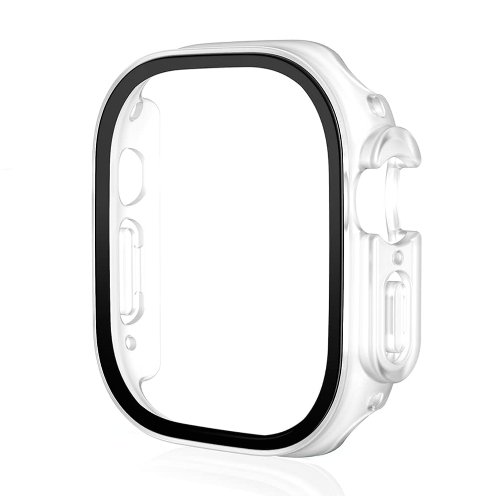 Verre Apple Watch Ultra 49 mm protecteur d'écran avec étui bumper givré