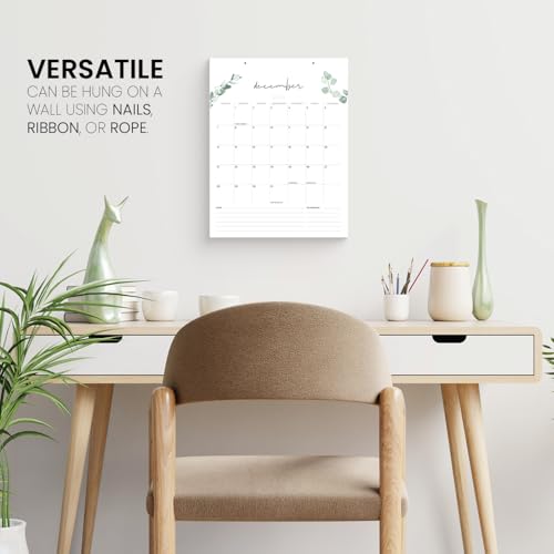 Desk Calendar 2024-2025 - Versatile 8.5x11 2024 Calendar Runs Until December 2025 - Easy Planning with Aesthetic Desk Calendar July 2024-2025 - Karto - Greenery