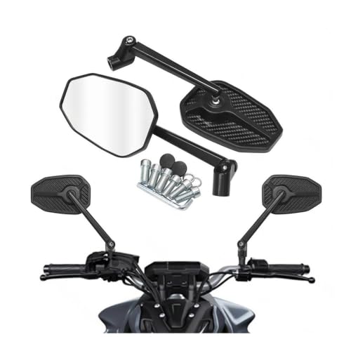 Espejo retrovisor moto homologado estilo custom para motos naked y deportivas de 10mm 2