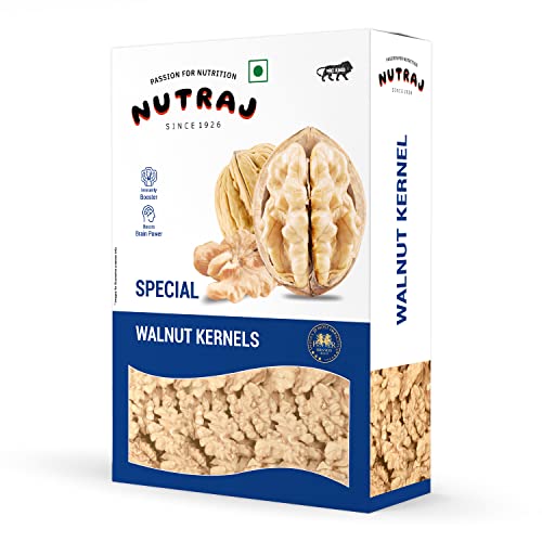 Image of Nutraj Special Walnut Kernels Without Shell 1 Kg (4 X 250g Each)| Akhrot Giri | Delicious & Crunchy Walnut Giri | High in anti oxidants| Rich In Omega-3 Fatty Acids