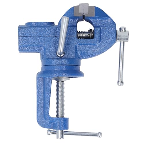 Étau d'Etabli Étau de table 2 pouces, pince sur établi, base rotative à 360 degrés, étau travail du bois réglable