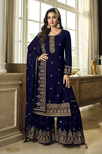 Henith Collection Indian/Pakistani Party Wear Wedding Wear Palazzo Style Salwar Suit for Women3