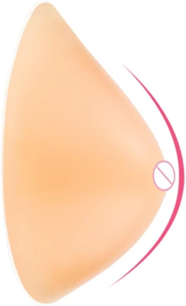 MISSMARRY Silicone Breast Cancer Prosthesis Triangular Bra Pad 350Grm
