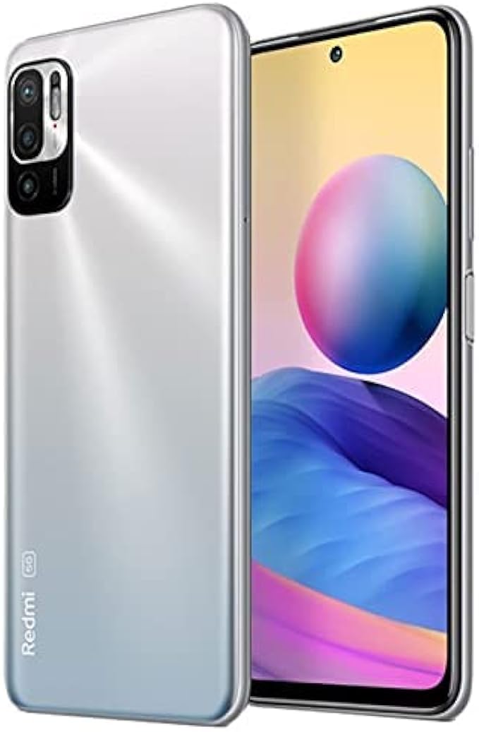 Xiaomi Note 10 5G + 4G LTE Volte Global Unlocked GSM 128GB + 4GB 48MP Triple Camera Worldwide GSM (NOT Verizon Boost Cricket)- Fast Car Charger Bundle (Chrome Silver)