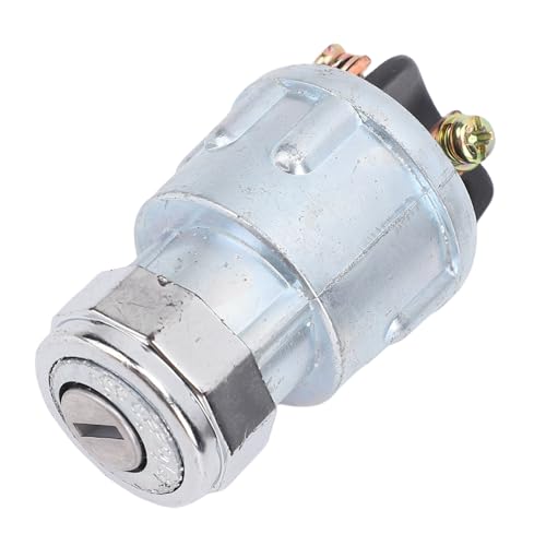 HELEVIA Interrupteur de clé D'allumage Universel 4 Positions Acc Off IGN Start JK404 pour la Remorque de Tracteur de Camion de Chariot