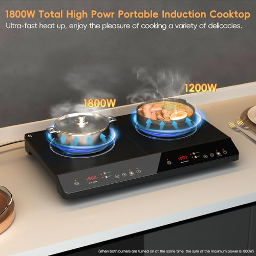 Zarbaco Double Induction Cooktop touch control