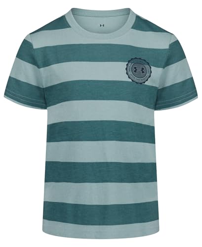 Under Armour Boys' Short Sleeve Core Graphic T-Shirt, Lightweight & Breathable, Relaxed Fit, Serpentine Stripe, 2T