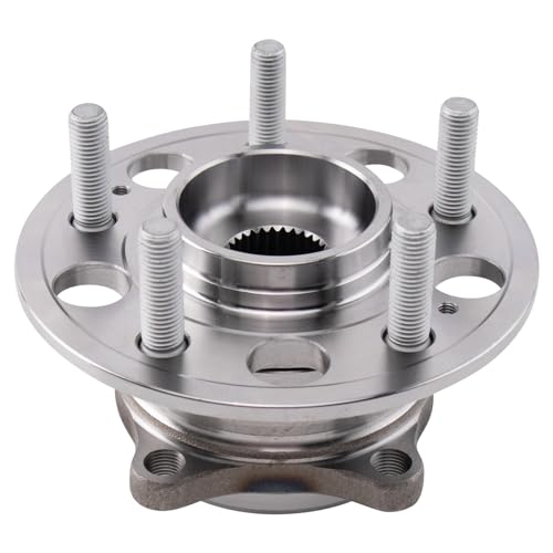 Image of TRQ Left and Right Wheel Bearing and Hub Assembly Set 2 Piece Compatible with 2019-2022 Genesis G70 2019-2022 G70 AWD 2018-2019 Kia Stinger 2018-2019 Stinger AWD