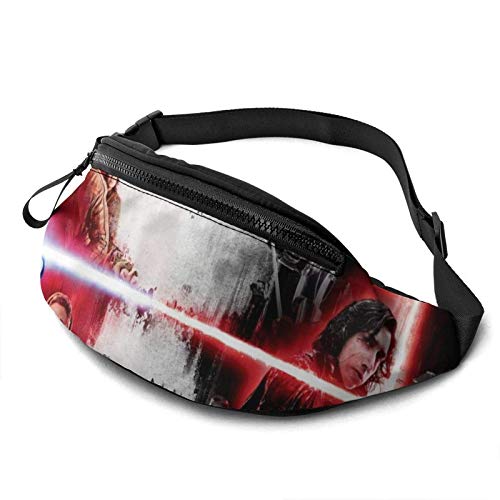 Riñonera para Correr Unisex Personalizada The Last Jedi Riñonera Informal, riñonera Deportiva para Senderismo para Hombre y Mujer