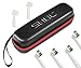 SHBC Compact Hard Travel Case"NO SMELL" Fits Oral-B Pro 1000 Power Rechargeable Electric Toothbrush Waterproof Carrying Bag