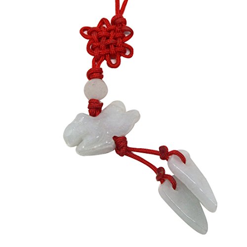 Porte-Bonheur Fengshui 12 Animaux, Cadeau Idéal avec Bracelet Cordon Rouge
