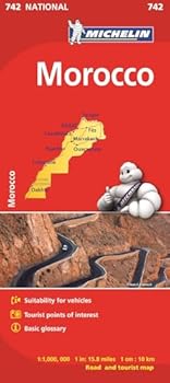 Map Michelin Map Africa Morocco 742 [Large Print] Book