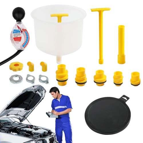 Kit d'entonnoir de liquide de refroidissement étanche pour un remplissage propre sans bulles