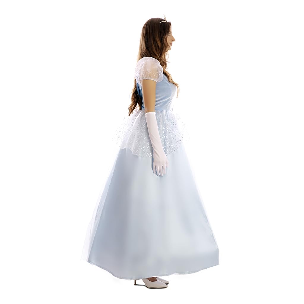 Disfraz de Princesa azul para mujer