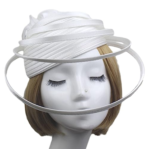 Chapeau bibi de mariage avec maintien parfait sans douleur