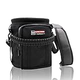 NATURE PIONEOR Neoprene Insulated Water Bottle Holder with Shoulder Strap for Half Gallon 84OZ Sports Water Jugs Bottles, Carrier / Pouch Sleeve for Outdoor Camping, Hiking, Fishing