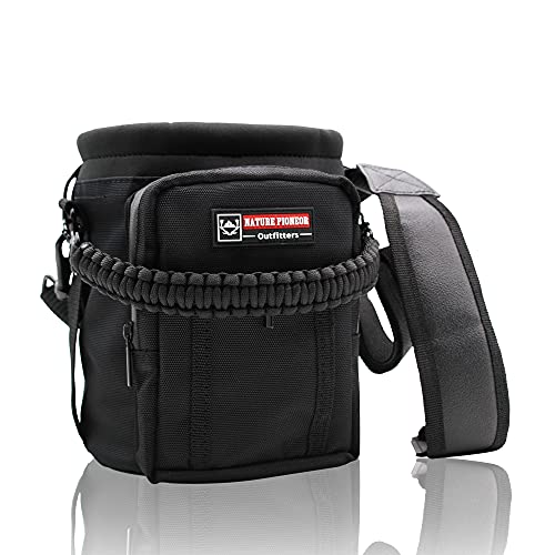 NATURE PIONEOR Neoprene Insulated Water Bottle Holder with Shoulder Strap for Half Gallon 84OZ Sports Water Jugs Bottles, Carrier Pouch Sleeve for Outdoor Camping, Hiking, Fishing