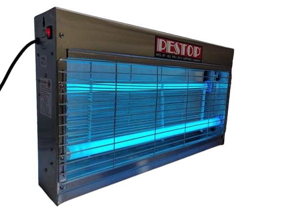 Pestop Flying Insect Killer Stainless Steel Body high-Voltage Fly Insect Killer Machine for Home Kitchen Restaurants, Hotels & Offices.-image-6