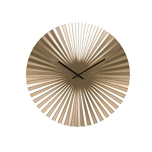 Horloge Murale de la Vieille Ville en bois et métal finition haut de gamme